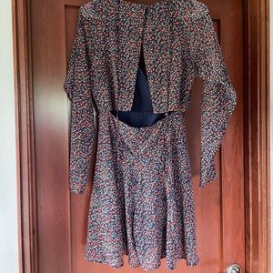 Floral Long-Sleeve Dress